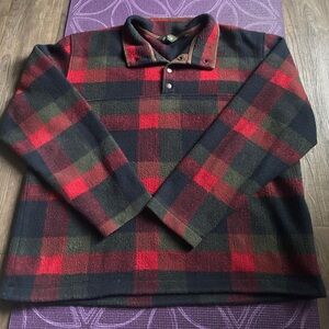 Orvis Teddy Quarter Snap Jacket size L